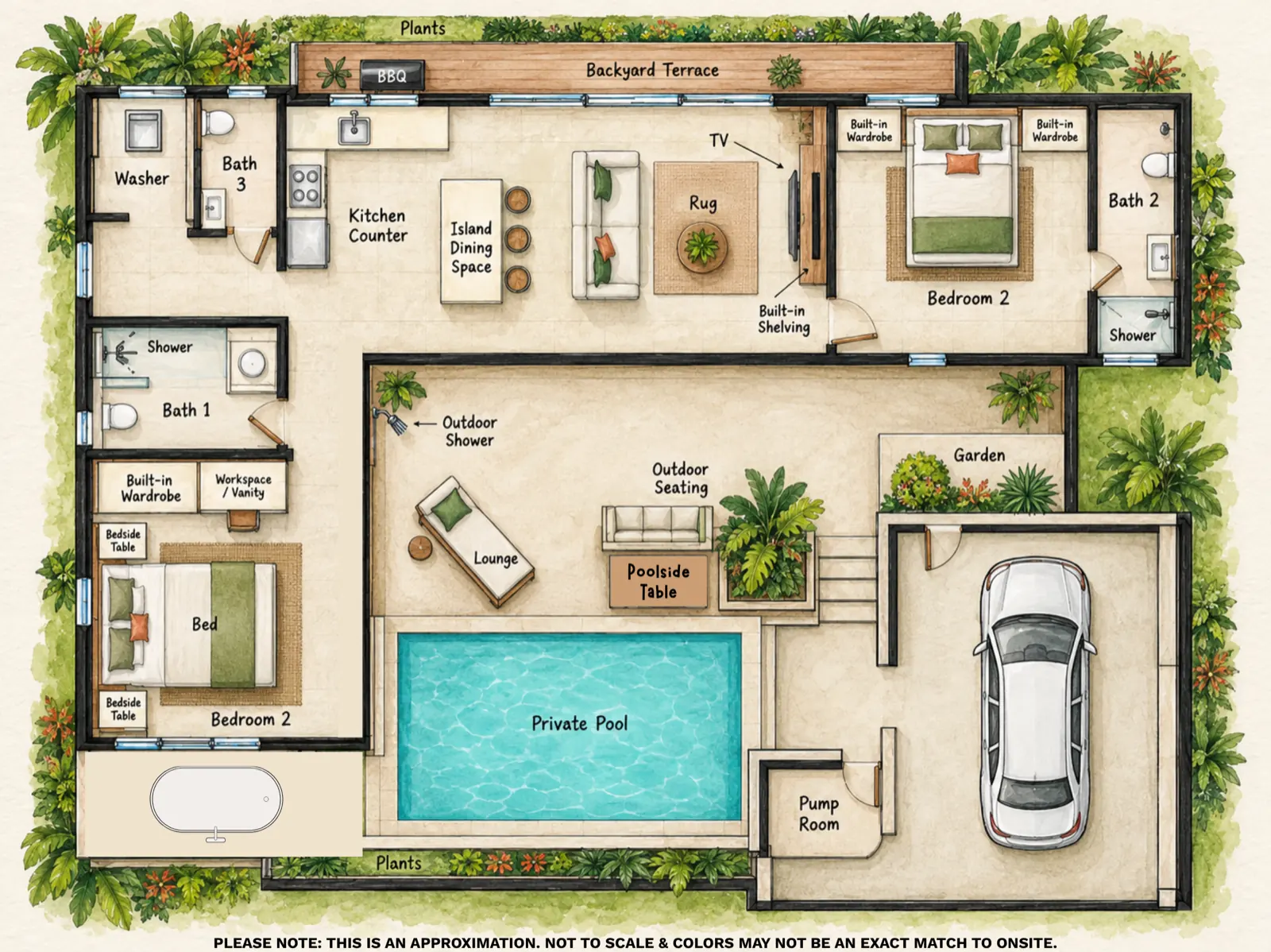 Floor plan of Seven Sky